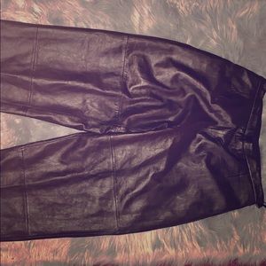Leather pants